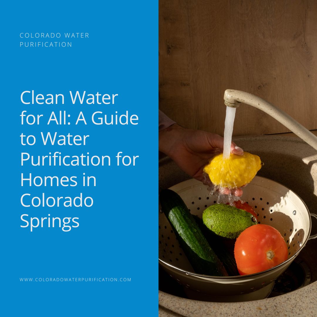 Clean Water for All: A Guide to Water Purification for Homes in Colorado Springs