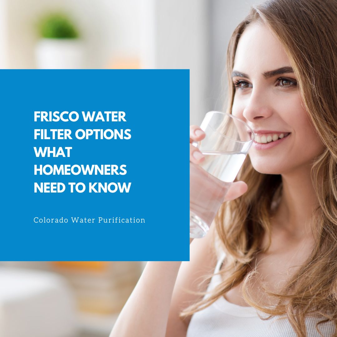 Frisco Water Filter Options What Homeowners Need to Know