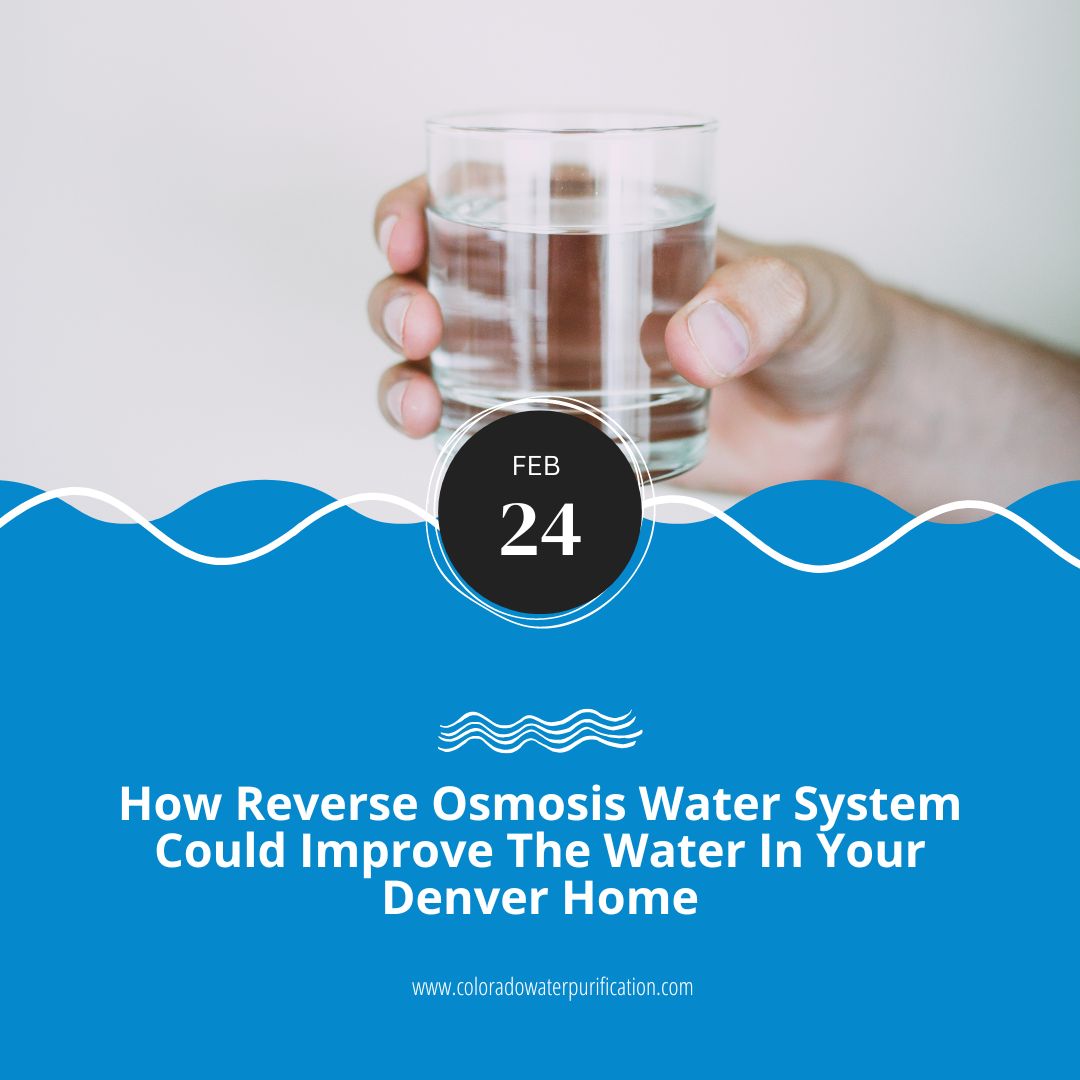 How Reverse Osmosis Water System Could Improve The Water In Your Denver Home